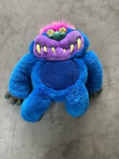Vintage 2001 My Per Monsters Blue Monster Plush. Not Tested