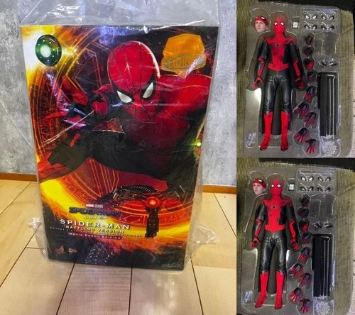 HOT TOYS MARVEL'S SPIDER-MAN BATTLING VER PELÍCULA EDICIÓN PROMO 1/6 MMS625 Usado JP