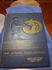 1959 US Army Training Center Company B Fort Jackson Basic Training Yearbook