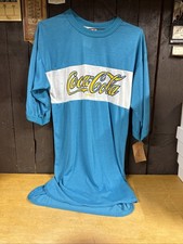 VTG COCA COLA Wundies L 12/14 Long T Shirt w/Tags 1986 Night Gown