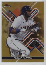 2022 Topps Finest Gold Refractor 4/50 Yordan Alvarez #56 03lu