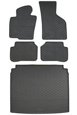 Gummi Fußmatten Kofferraumwanne für VW Passat 3C B6 B7 Limo 2005-2014 im Set