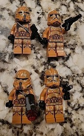 LEGO Star Wars Geonosis Clone Trooper & Airborne Trooper - Lot of 4
