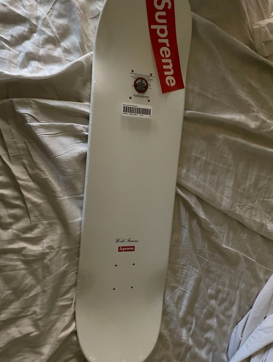 Supreme Tonal Box Logo Skateboard Skate Deck White Sealed