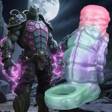 Fantasy Penis Sheath Textured Sleeve Reusable Condom Enlarger-Extender-Enhancer