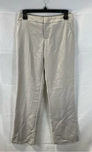 Gucci Women's Gray Solid Dress Pants Size 42 Regular Fit Made In Italy