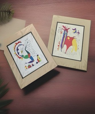 2 Brian Andreas Story People Prints ''More Than A Princess'' ''Her Laughter 