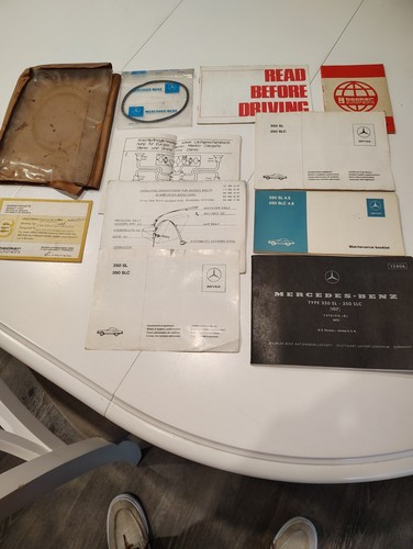 72 MERCEDES BENZ 350SL 350SLC Manual Lot Parts Maintenance Radio FREE SHIPPING - Picture 1 of 1
