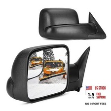 Towing Mirrors Compatible with Dodge for Ram 1500 1994-2001 for Ram 2500 3500