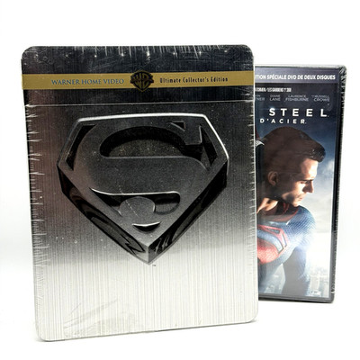 DVD : Superman Ultimate Collector's Edition Steel Book *NEW* Bonus Man Of Steel