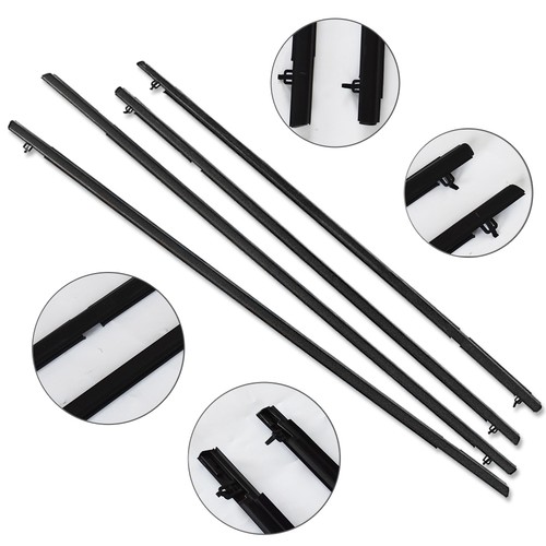 4pcs For 2006-2011 Honda Civic Car Weather Strip Window Moulding Trim Seal Belt - Picture 6 of 8