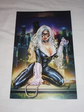 2025 SDCC Blackcat ART PRINT  Signed BY Mike Krome 11x17