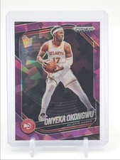 ONYEKA OKONGWU 2024-25 PANINI PRIZM BLACK PURPLE ICE HAWKS #140 /149 Q6846