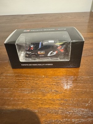 1/64 Official Dealer Toyota GR Yaris Hybrid Rally 1 car WRC Model