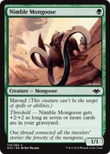 x4 Nimble Mongoose - Modern Horizons - NM - MTG