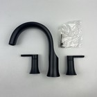 Moen TS983BL Doux Two-Handle 10 in Roman Tub Faucet Matte Black