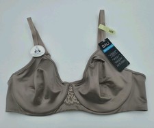 Bali Smoothing Bra Womens 38B Beige Underwire Full Coverage Anchorstrap DF3390