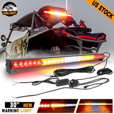 For 2017-2024 Can-am Maverick X3 MAX 30" Rear LED Chase Light Bar Strobe Running