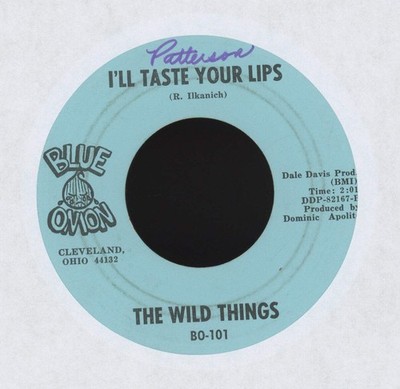 The Wild Things - I'll Taste Your Lips on Blue Onion Garage 45