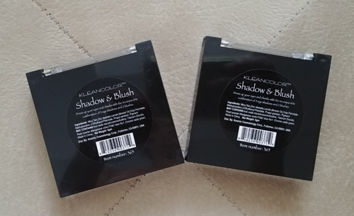 Lot 2 KLEANCOLOR Eyeshadow & Blush Compact Palette Matte Shimmer Shade w/Brush - Picture 18 of 19
