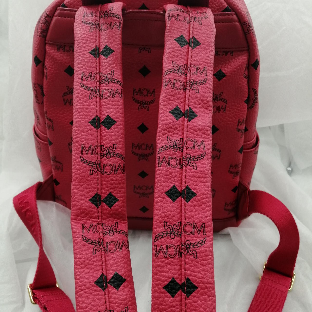 Studded Backpack Pink Model Number MMK2AVE20RE001… - image 5