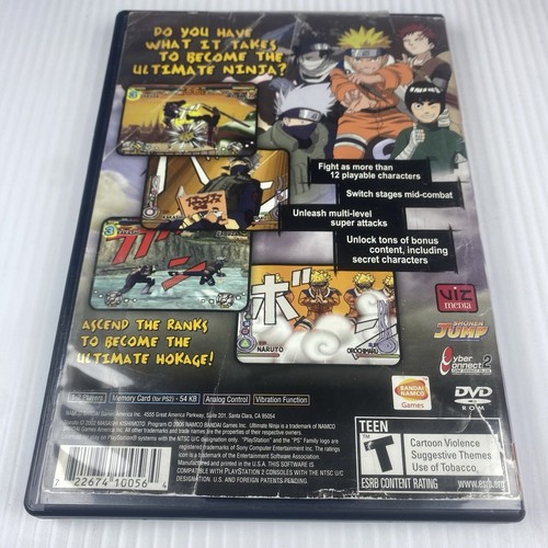 Naruto: Ultimate Ninja (Sony PlayStation 2, 2006) schneller kostenloser Versand - Bild 3 von 3