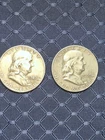 Franklin Half Dollar 90% Silver Coins!! 1949-S & 1950-D KEY DATES!! Lot#116