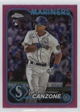 2024 Topps Chrome Pink Refractor Dominic Canzone #133 fm0