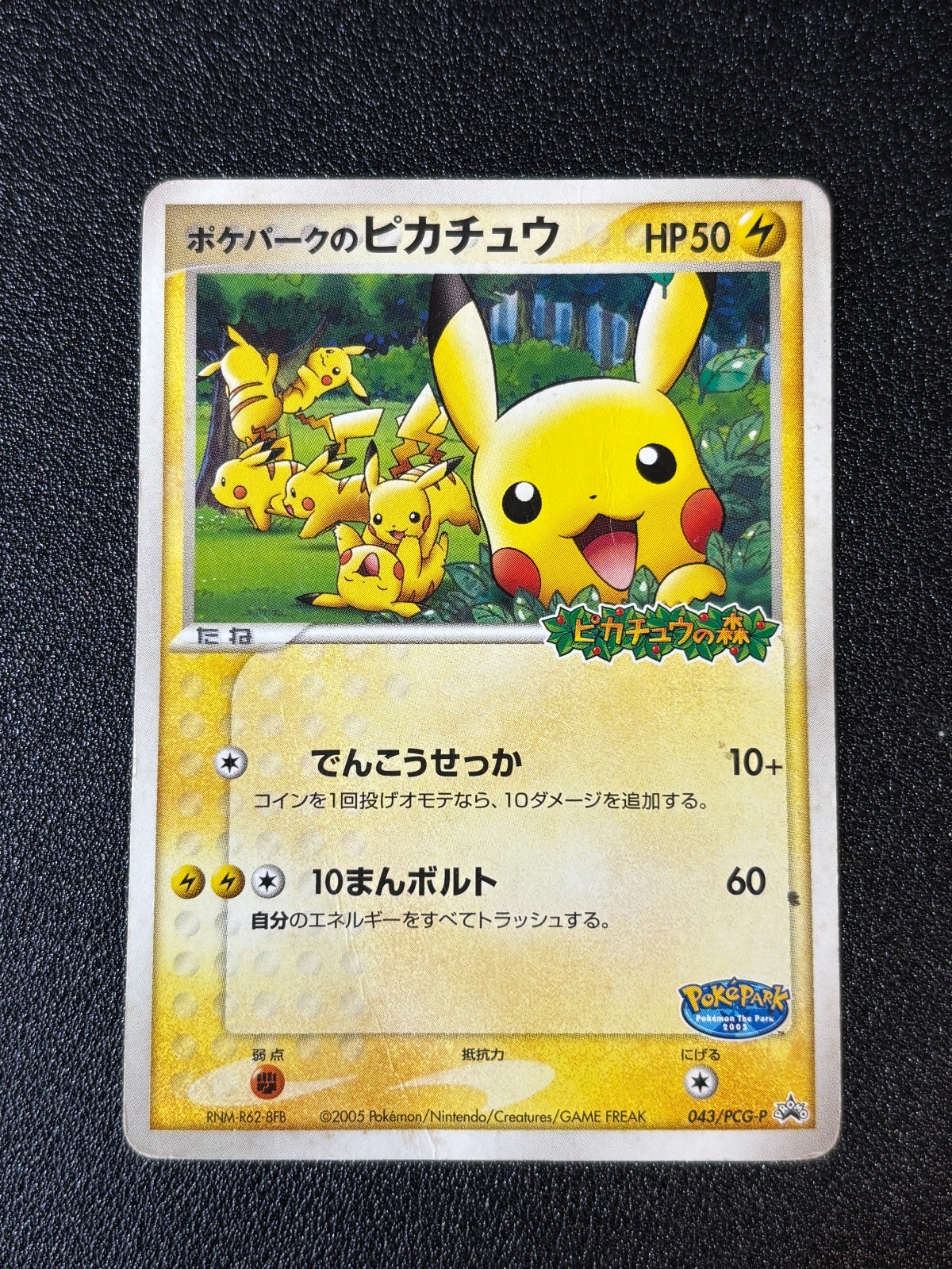 [US Duty Inc]  MP Poke Park Pikachu Promo 043/PCG-P 2005 Japanese Pokemon card