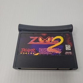Zool 2 (Atari Jaguar, 1995) Cartridge And Damaged Box