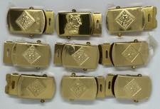  9 Brass Cub Scouts Belt Buckles - Wolf Emblem - NEW Boy Scouts of America