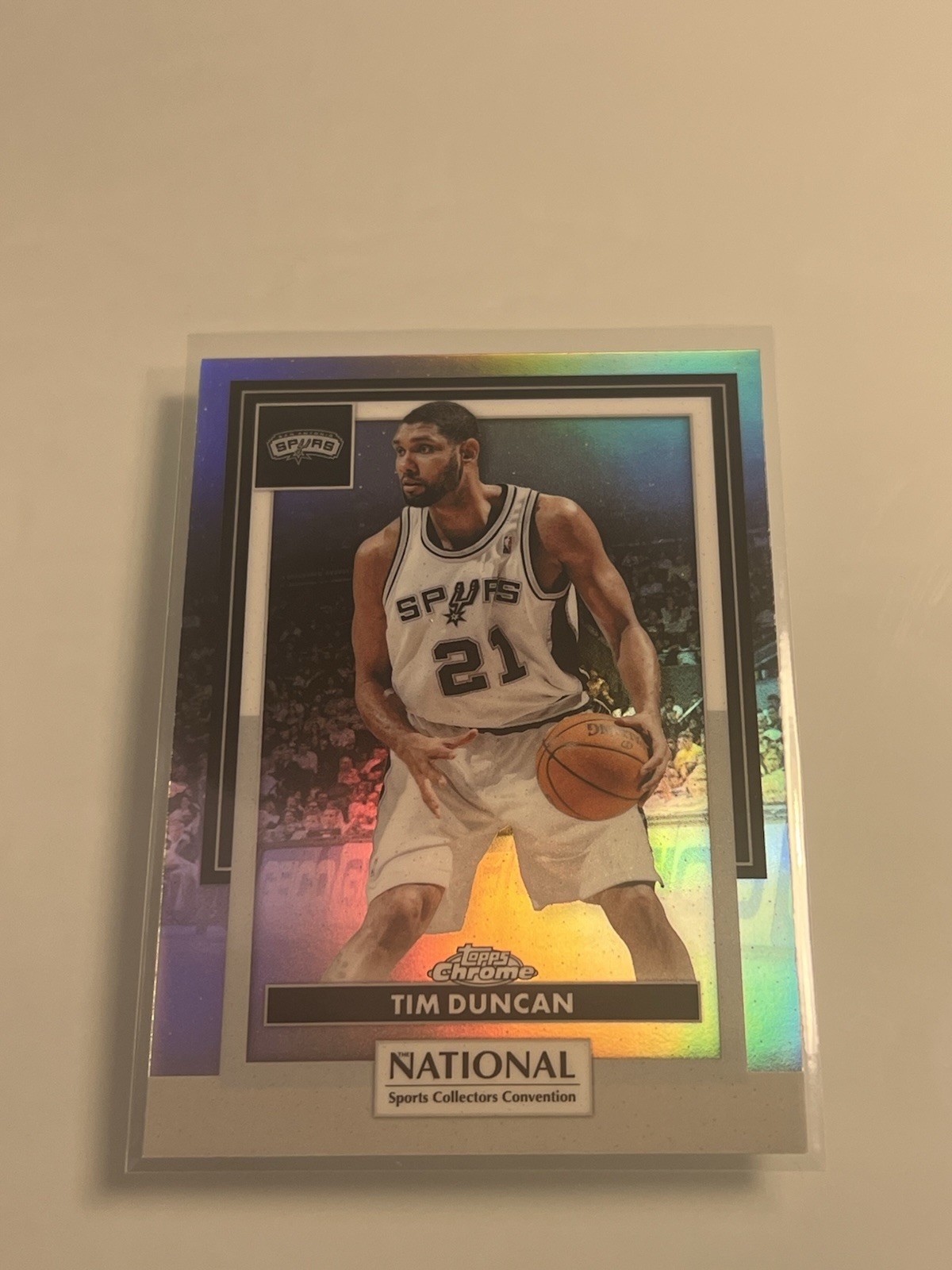 2026 Topps Chrome The National NSCC NBA Tim Duncan Refractor Spurs