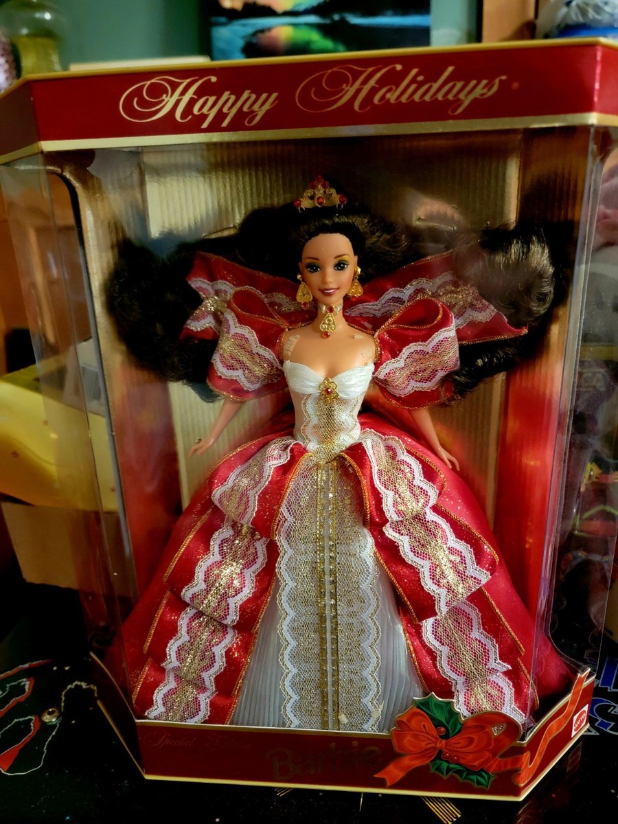 EXTREMELY RARE MISPRINT HAPPY HOLIDAYS SPECIAL EDITION BARBIE-1997