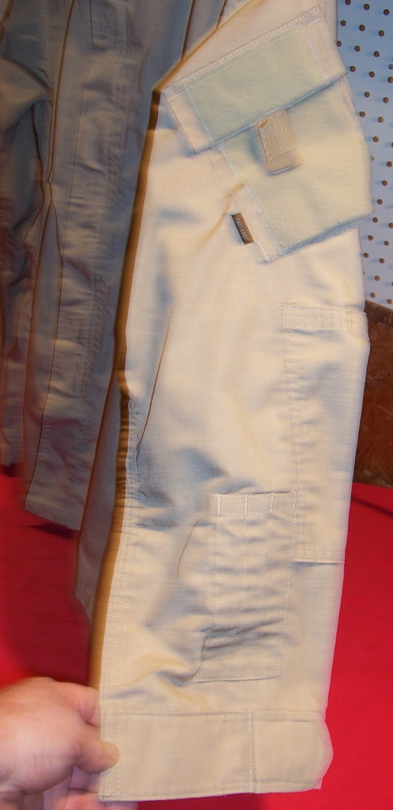 Large Long Tru-Spec Khaki Tan Shirt Jacket Tactical Response Uniform Ripstop L