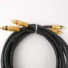 Esoteric Audio MUSICA Cables RCA Interconnects 6 ft Pair (2 Cables) Gold Plated