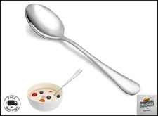 8 Pcs Tablespoon Spoon Set, Premium Food Grade Stainless Steel Spoons, Serving -