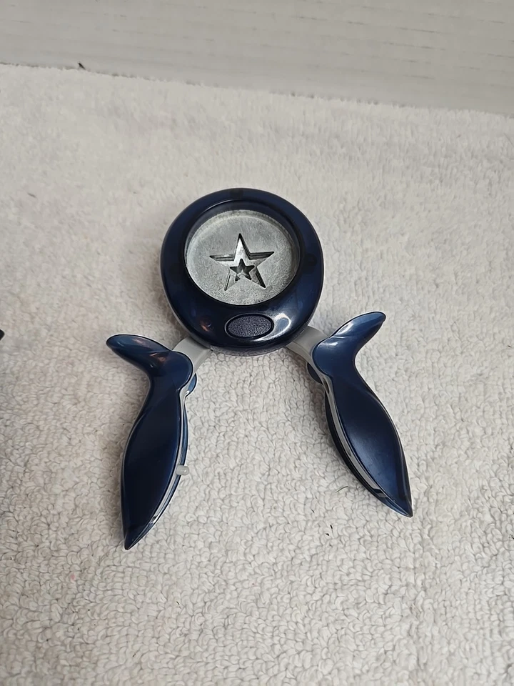 Perforadora circular mediana Fiskars álbum de recortes 2 perforadoras pequeñas usada Foto 4 de 4