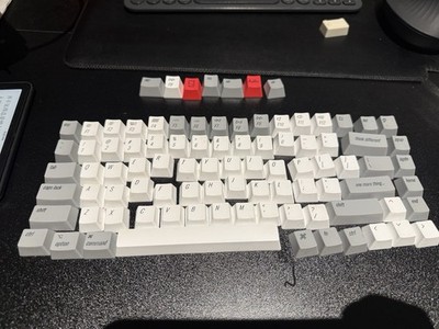 Keychron Retro 75% OEM ANSI Dye-Sub PBT Keycap Set QWERTY JM-1 Macintosh style 