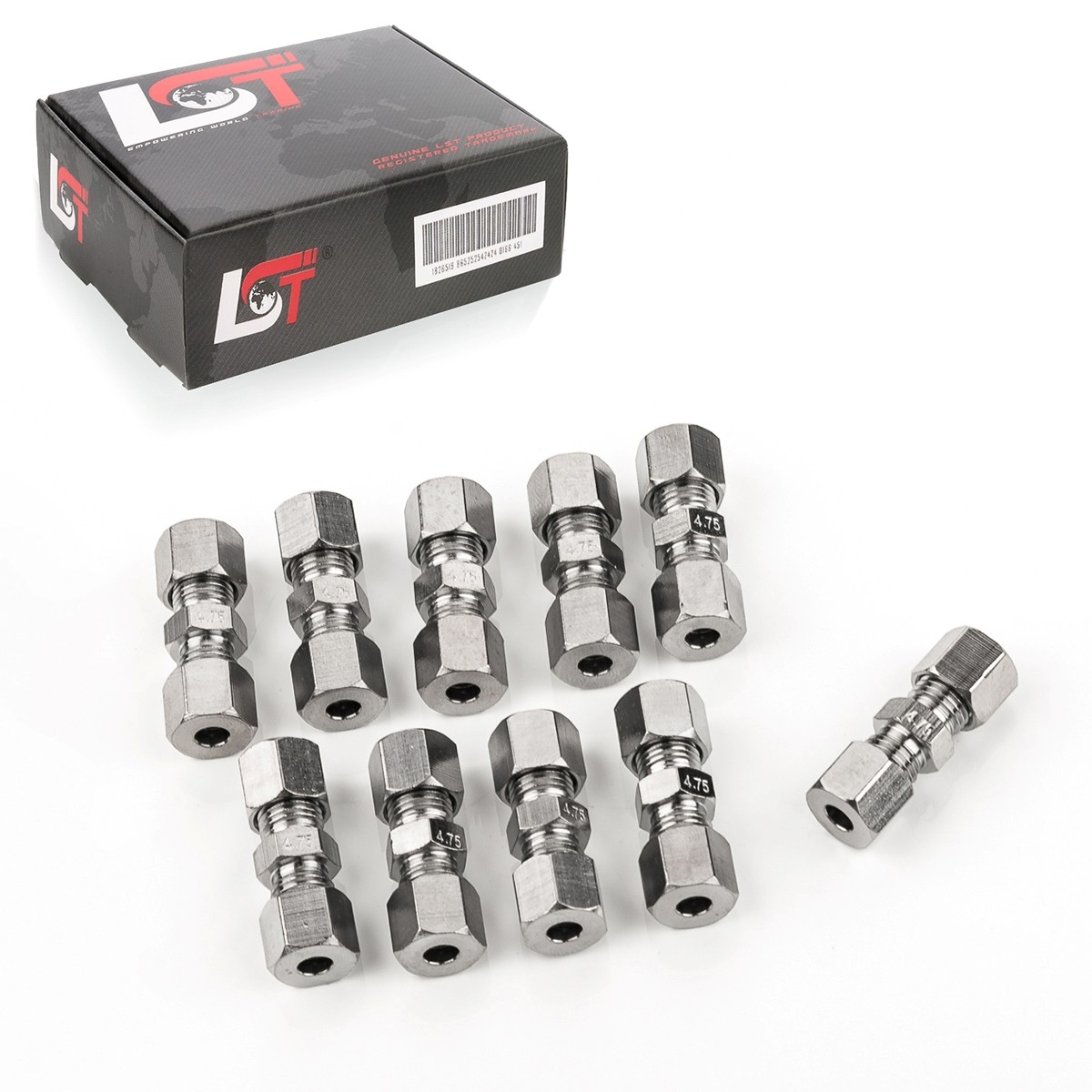 10x Brake Line Connector 4.75mm without Bending Connector for MERCEDES