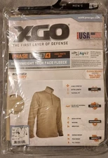 XGO Phase 4 Heavyweight Tech Face Fleece Pullover Desert Sand, Size Large