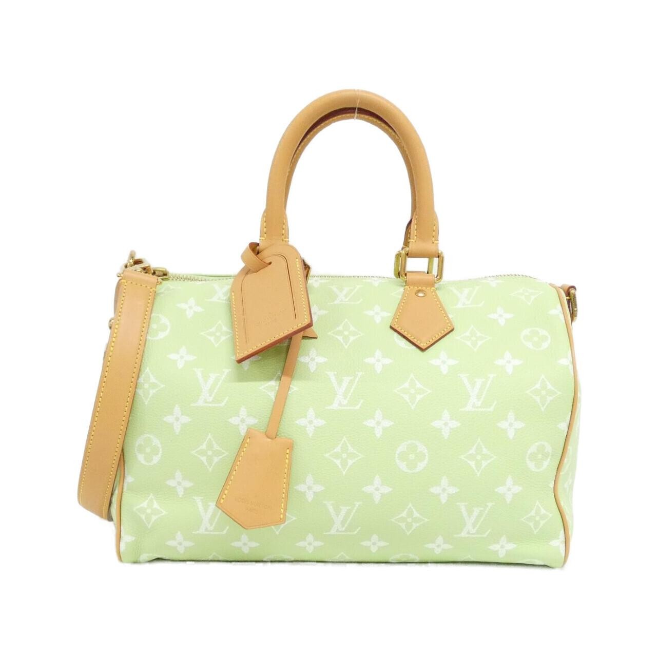 Authentic LOUIS VUITTON Monogram (P9) Speedy P9 Bandouliere 30cm M14064 Bag  ...