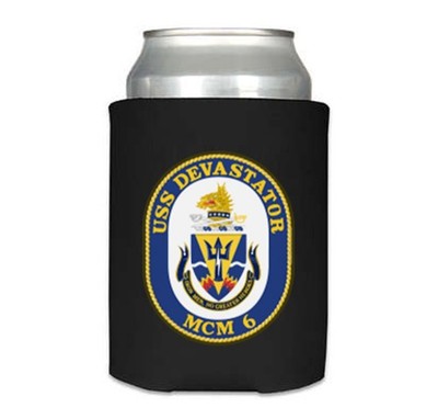USS Devastator MCM-6 Neoprene Can Cooler Insulation Foam