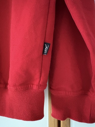 Joy Sportswear Herren Sweatshirt 1/4 Zip/blau + Tasche Gr. 52 rot *NEU* - Bild 5 von 14