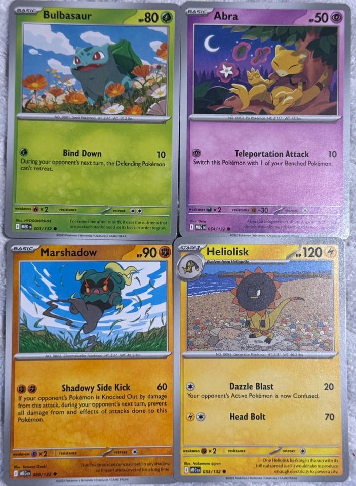 2025 Pokémon Mega Evolution Series Mega Evolution - BASE - Pick & Choose