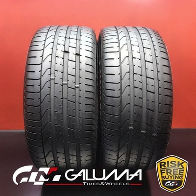 Set of 2 Tires LikeNEW Pirelli P-Zero (RFT) RunFlat   285/35R21 No Repairs 95823