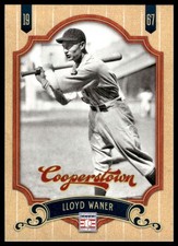 2012 Panini Cooperstown #53 Lloyd Waner Pittsburgh Pirates NM+