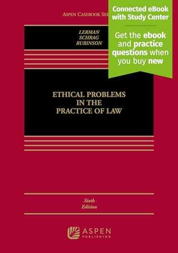 Ethical problems in the practice of law - hardcover, by lisa g. Lerman; - good