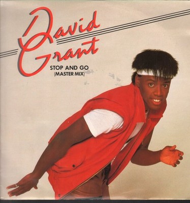 David Grant Stop and Go (Master Mix) 12'' vinyl UK Chrysalis 1983 with folded