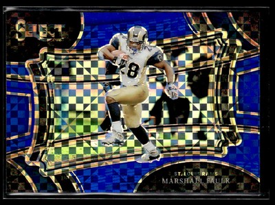 2023 Panini Select Blue Prizms Marshall Faulk 40/49 #357