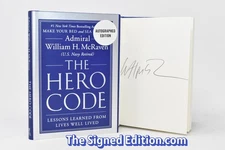 ✎SIGNED 1/1✎ Hero Code AUTOGRAPHED Admiral William H. McRaven +COA